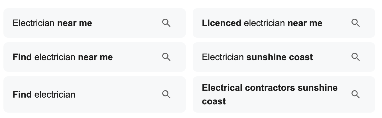 hyper local keywords